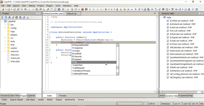 IDE para programación web Codelobster