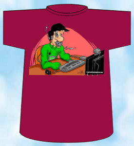 Camiseta 12 humor informatico Fusion hombre maquina